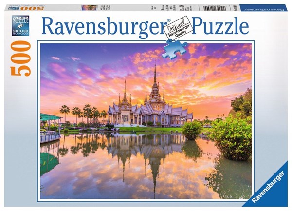Ravensburger (14649) - "Wat Thai, Thailand" - 500 pieces puzzle