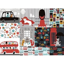 Ravensburger (14387) - "Cultured Cats" - 500 pieces puzzle