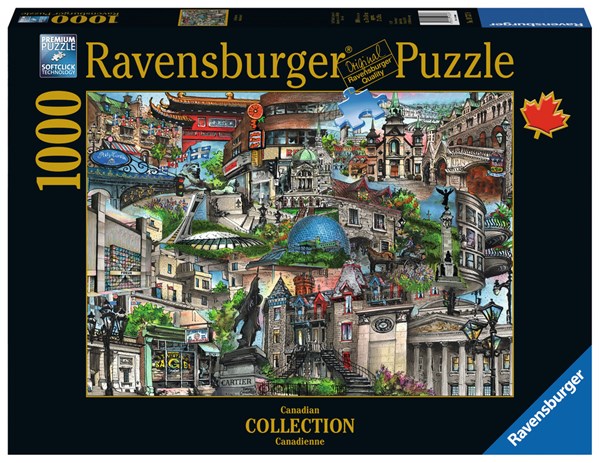 Ravensburger (19737) - "My Montreal" - 1000 pieces puzzle
