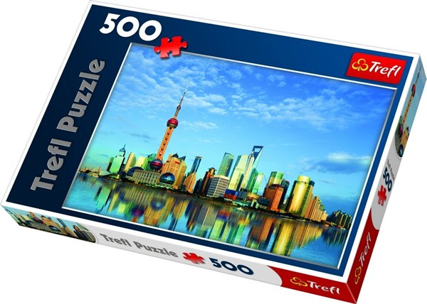 Trefl (37163) - "Shanghai, China" - 500 pieces puzzle