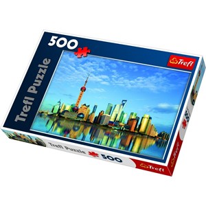 Trefl (37163) - "Shanghai, China" - 500 pieces puzzle