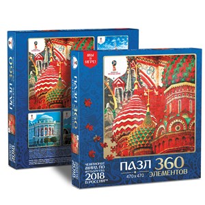Origami (03845) - "Moscow, Host city, FIFA World Cup 2018" - 360 pieces puzzle