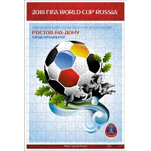 Origami (03841) - "Rostov-on-Don, official poster, FIFA World Cup 2018" - 160 pieces puzzle
