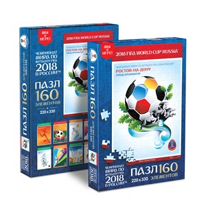 Origami (03841) - "Rostov-on-Don, official poster, FIFA World Cup 2018" - 160 pieces puzzle
