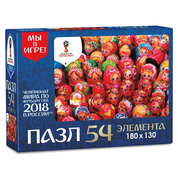Origami (03786) - "Matryoshka Fair" - 54 pieces puzzle