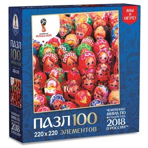 Origami (03802) - "Matryoshka Fair" - 100 pieces puzzle