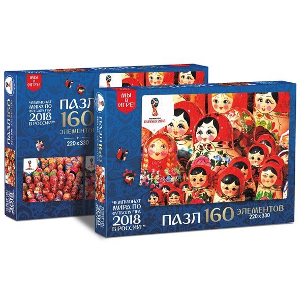 Origami (03829) - "Matryoshka, Best of the Best" - 160 pieces puzzle