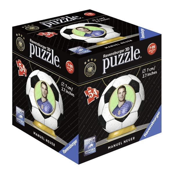 Ravensburger (11926) - "Manuel Neuer, German Football Association Player" - 54 pieces puzzle