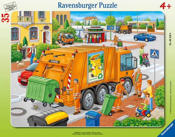 Ravensburger (06346) - "Waste Collection" - 35 pieces puzzle