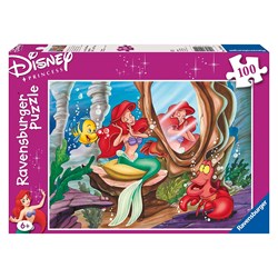 Ravensburger (10914) - "Disney Princess Ariel" - 100 pieces puzzle