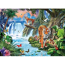 Clementoni (33543) - Jan Patrik Krasny: "Tiger Family" - 3000 pieces puzzle