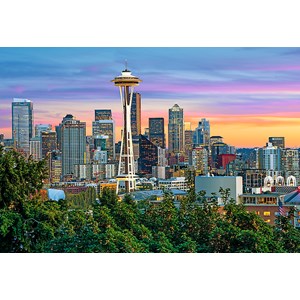 Trefl (26135) - "Space Needle, Seattle, USA" - 1500 pieces puzzle