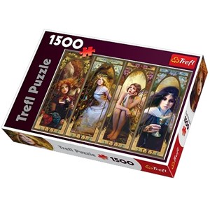 Trefl (26116) - "Fantasy Collage" - 1500 pieces puzzle