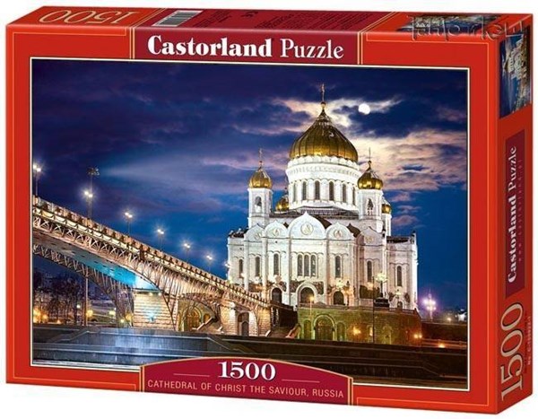 Castorland (C-150533) - "Cathedral of Christ the Saviour, Russia" - 1500 pieces puzzle