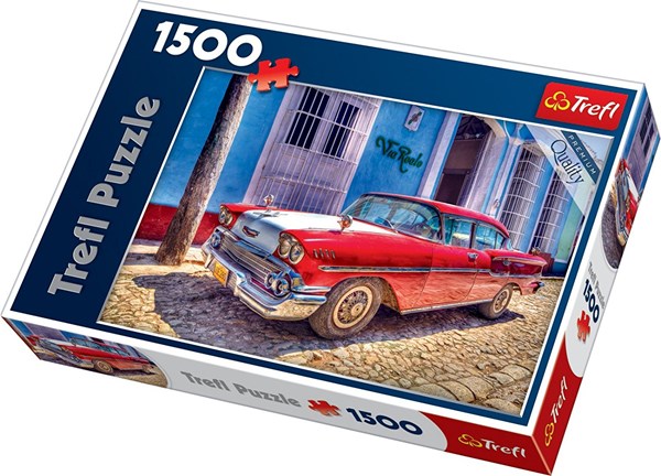 Trefl (26128) - "Chevrolet Old-Timer" - 1500 pieces puzzle