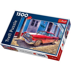 Trefl (26128) - "Chevrolet Old-Timer" - 1500 pieces puzzle