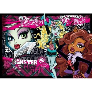 Clementoni (30385) - "Beast Monster High Friends 4ever" - 500 pieces puzzle