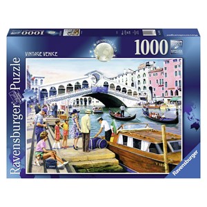 Ravensburger (19476) - "Vintage Venice" - 1000 pieces puzzle