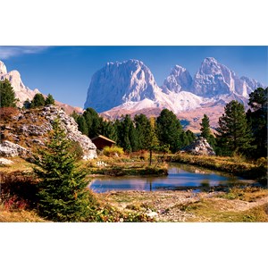 Trefl (33012) - "A Lake In Dolomites" - 3000 pieces puzzle