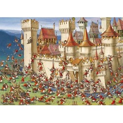 Heye (29633) - François Ruyer: "Bunnies vs. Wolves" - 1000 pieces puzzle