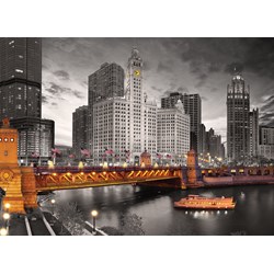 Eurographics (6000-0658) - "Chicago, Michigan Avenue" - 1000 pieces puzzle