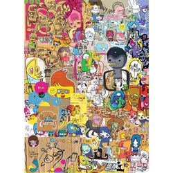 Heye (29490) - Jon Burgerman: "Merzdoodle" - 1000 pieces puzzle