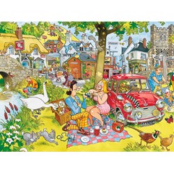 Jumbo (19155) - "Wasgij Destiny Retro 2, The Proposal" - 1000 pieces puzzle