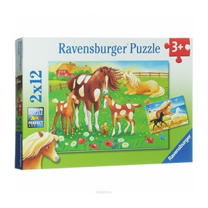 Ravensburger (07561) - "Horses" - 12 pieces puzzle