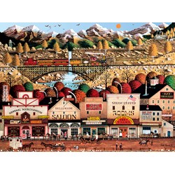 Buffalo Games (11436) - Charles Wysocki: "Sleepy Town West" - 1000 pieces puzzle