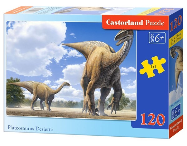 Castorland (B-13050) - "Dinosaurs" - 120 pieces puzzle
