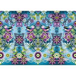 Schmidt Spiele (59587) - Catalina Estrada: "Blue Sparrow" - 1000 pieces puzzle