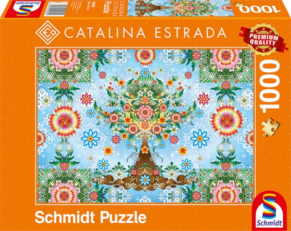 Schmidt Spiele (59589) - Catalina Estrada: "Colorful Tree" - 1000 pieces puzzle