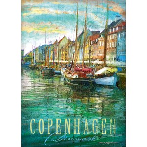 Schmidt Spiele (59583) - Patrick Reid O’Brien: "Copenhagen" - 1000 pieces puzzle