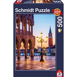 Schmidt Spiele (58320) - "An Evening at the Pizzetta, Venice" - 500 pieces puzzle