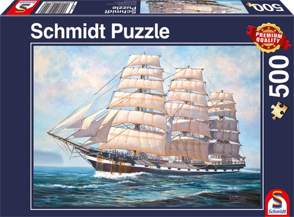 Schmidt Spiele (58311) - "Raise the Sails!" - 500 pieces puzzle