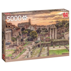 Jumbo (18592) - "Forum Romanum, Rome" - 5000 pieces puzzle
