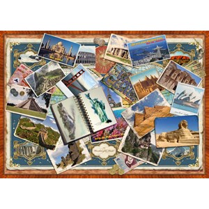 Schmidt Spiele (58343) - "Greetings from All Over the World" - 1500 pieces puzzle