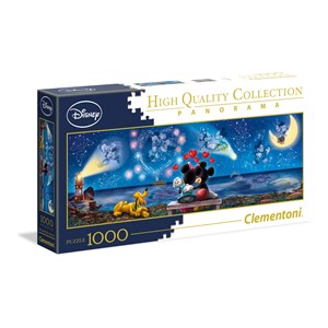 Clementoni (39449) - "Mickey and Minnie" - 1000 pieces puzzle