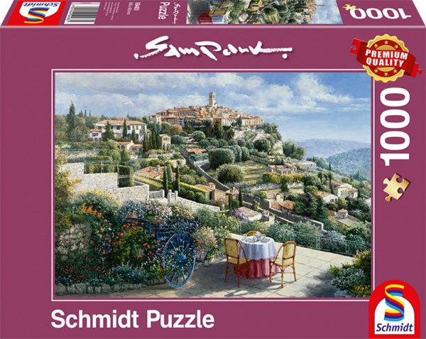 Schmidt Spiele (59483) - Sam Park: "St. Paul De Vence" - 1000 pieces puzzle