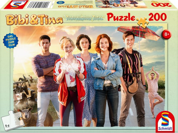 Schmidt Spiele (56236) - "Bibi and Tina, Tohuwabohu Total" - 200 pieces puzzle