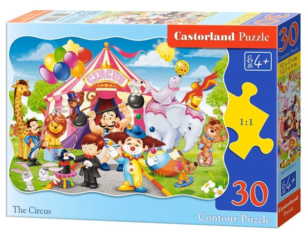 Castorland (B-03419) - "The Circus" - 30 pieces puzzle