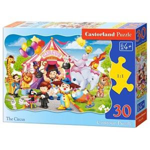 Castorland (B-03419) - "The Circus" - 30 pieces puzzle