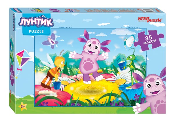 Step Puzzle (91213) - "Luntik" - 35 pieces puzzle