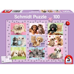 Schmidt Spiele (56268) - "My Animal Friends" - 100 pieces puzzle