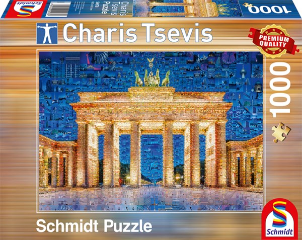 Schmidt Spiele (59578) - Charis Tsevis: "Berlin" - 1000 pieces puzzle