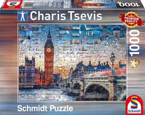 Schmidt Spiele (59579) - Charis Tsevis: "London" - 1000 pieces puzzle
