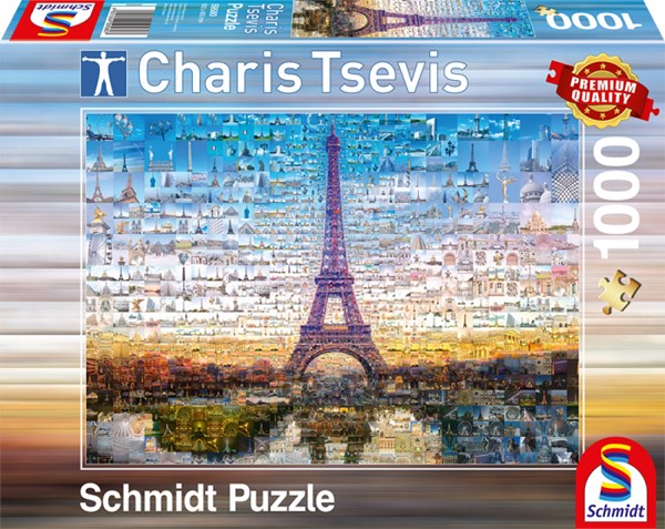 Schmidt Spiele (59580) - Charis Tsevis: "Paris" - 1000 pieces puzzle