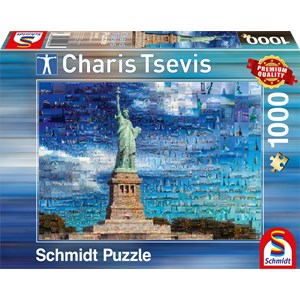 Schmidt Spiele (59581) - Charis Tsevis: "New York" - 1000 pieces puzzle