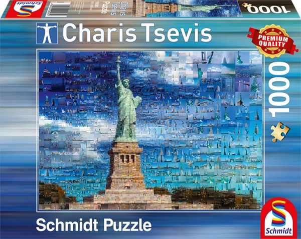 Schmidt Spiele (59581) - Charis Tsevis: "New York" - 1000 pieces puzzle