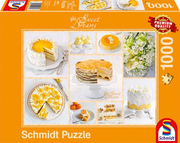 Schmidt Spiele (59574) - "Bright Yellow Coffee Table" - 1000 pieces puzzle